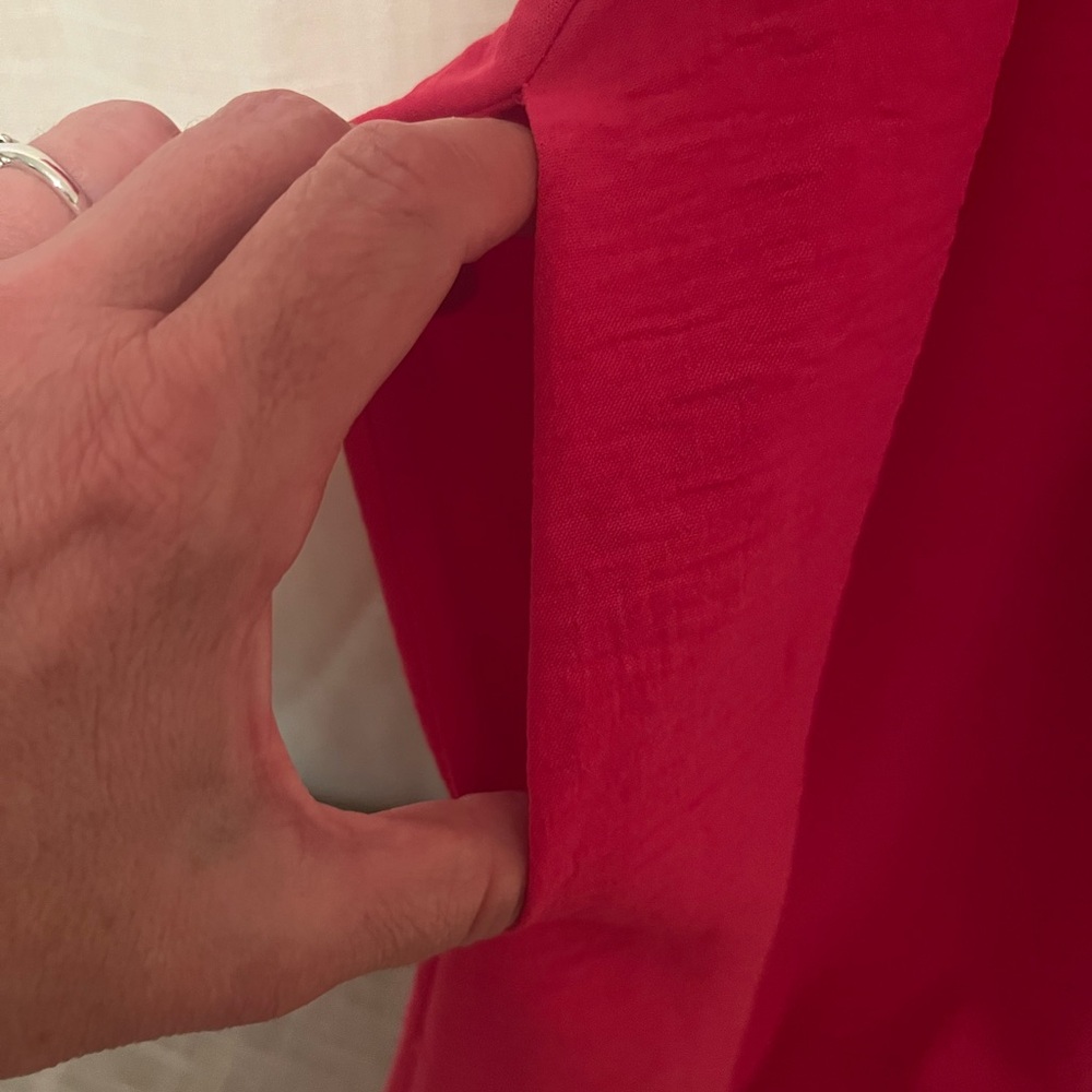 Monteau Fuchsia Mini Dress with Tie Waist - Picture 2 of 9